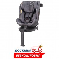 Автокрісло дитяче універсальне поворотне з опорною стійкою ISOFIX Carrello Meteorit+ CRL-17515 Marble Grey