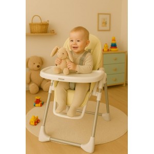 Дитячий стільчик для годування EL CAMINO ME 1038 PRIME Cream кремовий