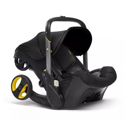 Детская складная коляска-автокресло 2в1 для девочки и мальчика Maraton S800 black