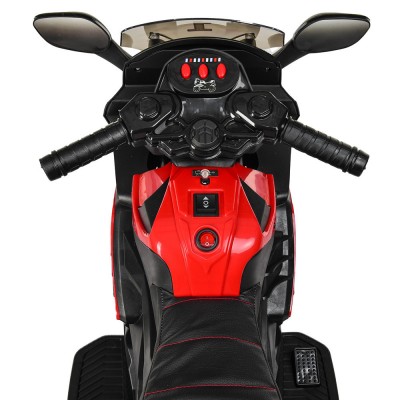 Дитячий електромобіль мотоцикл Bambi M 3582EL-3 чорно-червоний Дитячий електромобіль мотоцикл Bambi M 3582EL-3 чорно-червоний