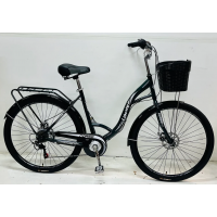 Городской велосипед 28 дюймов с заниженной рамой и корзинкой Shimano 7 скоростей Corso «Liberty» (LR-28193) Городской велосипед 28 дюймов с заниженной рамой и корзинкой Shimano 7 скоростей Corso «Liberty» (LR-28193)
