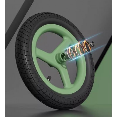 Беговел Maraton FD-49-12 12'' розовый с подсветкой, нейлоновая рама, резиновые колеса, лёгкий 3,7 кг