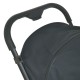 Дитяча коляска El Camino 1099 Lyra з чохлом на ніжки Black Дитяча коляска El Camino 1099 Lyra з чохлом на ніжки Black