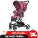 Дитяча прогулянкова коляска El Camino 1099 Lyra з чохлом на ніжки Rose Дитяча прогулянкова коляска El Camino 1099 Lyra з чохлом на ніжки Rose