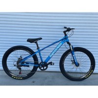 Спортивний алюмінієвий велосипед 24 дюйми SHIMANO 7 швидкостей TopRider "ТОП100"