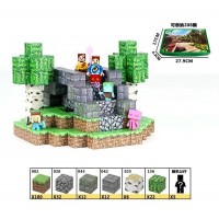 Магнитный конструктор Майнкрафт Minecraft 184 элементов (LZCK 039)