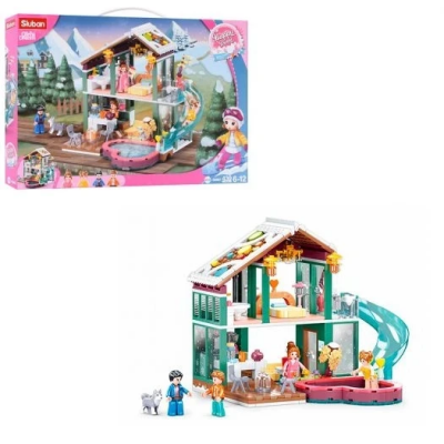 Конструктор для дівчинки SLUBAN M38-B0961 Happy Diary Курорт / 439 деталей Конструктор для дівчинки SLUBAN M38-B0961 Happy Diary Курорт / 439 деталей