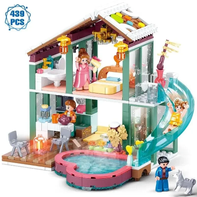 Конструктор для дівчинки SLUBAN M38-B0961 Happy Diary Курорт / 439 деталей Конструктор для дівчинки SLUBAN M38-B0961 Happy Diary Курорт / 439 деталей