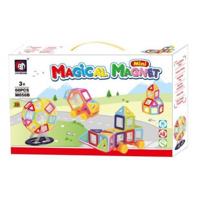 Магнітний конструктор Magic World на 68 деталей M058B Магнітний конструктор Magic World на 68 деталей M058B