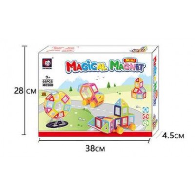 Магнітний конструктор Magic World на 68 деталей M058B Магнітний конструктор Magic World на 68 деталей M058B