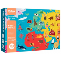 Магнітна гра "Карта Світу" Hello World від MiDeer