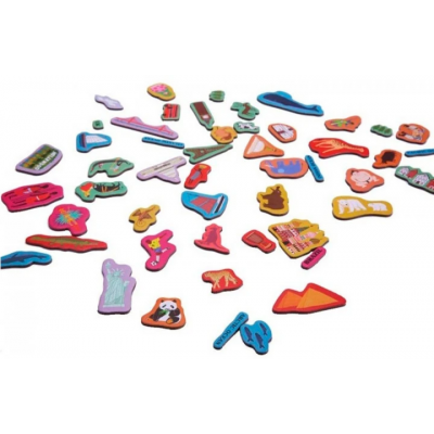 Магнітна гра "Карта Світу" Hello World від MiDeer