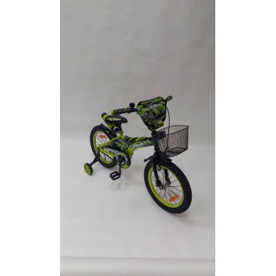 Дитячий двоколісний велосипед 14 дюймів з переднім кошиком для хлопчика Racer-boy