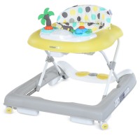 Дитячі ходунки 3в1 із музичною панеллю для ніг EL CAMINO PARADISE ME 1103 Yellow