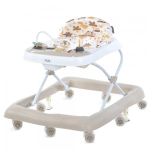 Детские музыкальные ходунки для мальчика и девочки El Camino FUN ME 1184 Beige