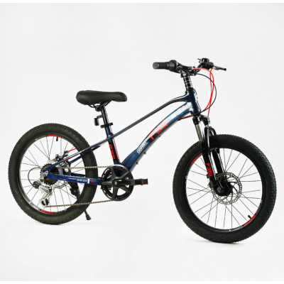Дитячий спортивний магнієвий велосипед 20 дюймів Shimano Revoshift 7 швидкостей Corso «F35» MG-20563 Дитячий спортивний магнієвий велосипед 20 дюймів Shimano Revoshift 7 швидкостей Corso «F35» MG-20563