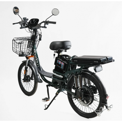 Электровелосипед 22 дюйма (мотор 500W аккумулятор 48V20AH с корзинкой) Corso «Shadow» SH-8036-9 / C-31
