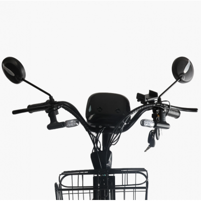 Электровелосипед 22 дюйма (мотор 500W аккумулятор 48V20AH с корзинкой) Corso «Shadow» SH-8036-9 / C-31