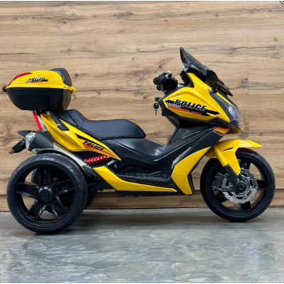 Электромотоцикл детский (электромобиль мотоцикл трицикл с мягким сидением) M 4852EL-6