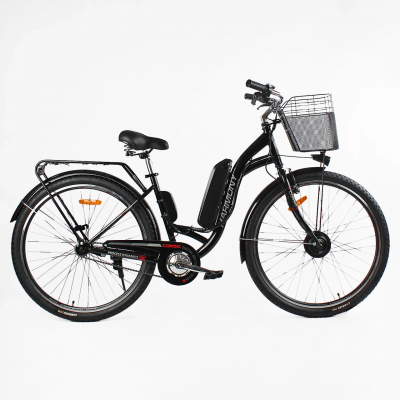 Электровелосипед 28 дюймов с корзинкой (мотор 350W аккумулятор 36V10AH) Corso «HARMONY» HR-28715
