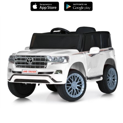 Электромобиль детский одноместный машина джип Тойота с мягким сидением M 6130EBLR-1
