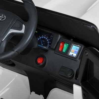 Электромобиль детский одноместный машина джип Тойота с мягким сидением M 6130EBLR-1