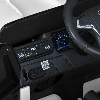 Электромобиль детский одноместный машина джип Тойота с мягким сидением M 6130EBLR-1