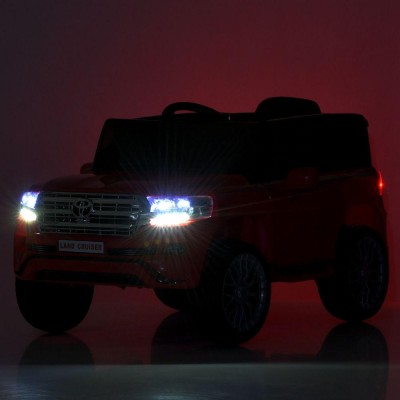 Электромобиль детский одноместный машина джип Тойота с мягким сидением M 6130EBLR-1