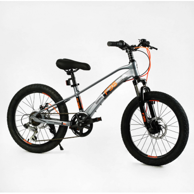 Дитячий спортивний магнієвий велосипед 20 дюймів Shimano Revoshift 7 швидкостей Corso «F35» MG-20415 Дитячий спортивний магнієвий велосипед 20 дюймів Shimano Revoshift 7 швидкостей Corso «F35» MG-20415