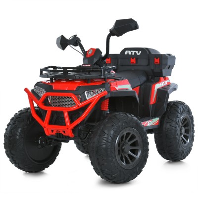 Детский электро квадроцикл с мягким сидением (электромобиль 4 мотора 35W скорость 8км/ч) (M 6132EBLR-3)