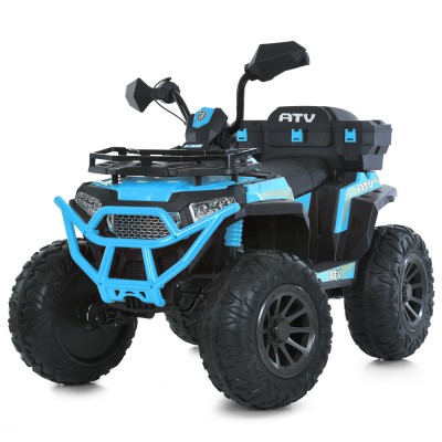 Детский электро квадроцикл с мягким сидением (электромобиль 4 мотора 35W скорость 8км/ч) (M 6132EBLR-4)