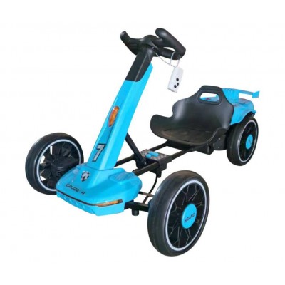 Детский складной электрокарт (карт пульт управления) для мальчика и девочки V-18 FORMULA 25