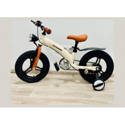 Велосипед детский колеса 14 дюймов с фонариком Maraton Crussier (Switch Bike Brown)
