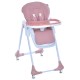 Дитячий класичний стільчик для годування для дівчинки Bamby M 3233L Pink
