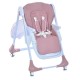Дитячий класичний стільчик для годування для дівчинки Bamby M 3233L Pink Дитячий класичний стільчик для годування для дівчинки Bamby M 3233L Pink