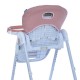 Дитячий класичний стільчик для годування для дівчинки Bamby M 3233L Pink Дитячий класичний стільчик для годування для дівчинки Bamby M 3233L Pink