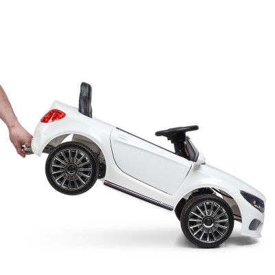 Электромобиль детский одноместный машина Мерседес с мягким сидением (M 3981EBLR-1)