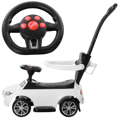 Детская машинка Мерседес каталка толокар 2в1 с родительской ручкой Bambi M 3503C-1 Детская машинка Мерседес каталка толокар 2в1 с родительской ручкой Bambi M 3503C-1