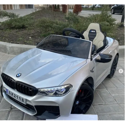 Електромобіль дитячий одномісний машина автомобіль БМВ з м'яким сидінням (M 4791EBLRS-11) фарбований