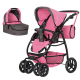 Лялькова коляска-трансформер для ляльок з сумкою Carrello Avanti (9662 PINK) Лялькова коляска-трансформер для ляльок з сумкою Carrello Avanti (9662 PINK)