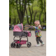 Лялькова коляска-трансформер для ляльок з сумкою Carrello Avanti (9662 PINK) Лялькова коляска-трансформер для ляльок з сумкою Carrello Avanti (9662 PINK)