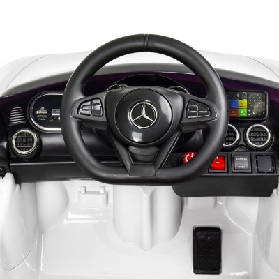 Электромобиль детский одноместный машина Мерседес с мягким сидением (M 4062EBLR-1)