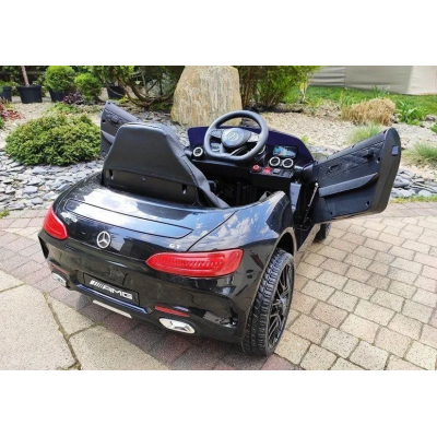 Электромобиль детский одноместный машина Мерседес с мягким сидением (M 4062EBLR-2)