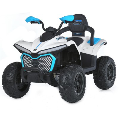 Электрический квадроцикл детский (электроквадроцикл с мягким сидением) с пультом (M 6222EBLR-1-4)