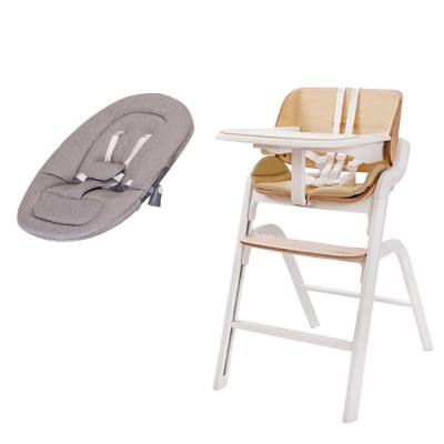 Стільчик-шезлонг для годування дитячий 2в1 CARRELLO Combi CRL-9505 Cream White