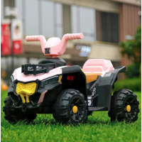 Електро квадроцикл дитячий (електромобіль каталка толокар з мотором 2в1, на пульті) (M 6237EBLR-8)