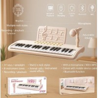 Синтезатор-піаніно дитячий (37 клавіш, мікрофон, 12 мелодій) (6652 A)