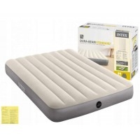 Надувний велюровий Матрац Ліжко розмір 191 x 137 x 25 см Intex (64102) Надувний велюровий Матрац Ліжко розмір 191 x 137 x 25 см Intex (64102)