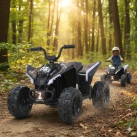 Електро квадроцикл дитячий (електромобіль) з м'яким сидінням (M 6283EL-18)