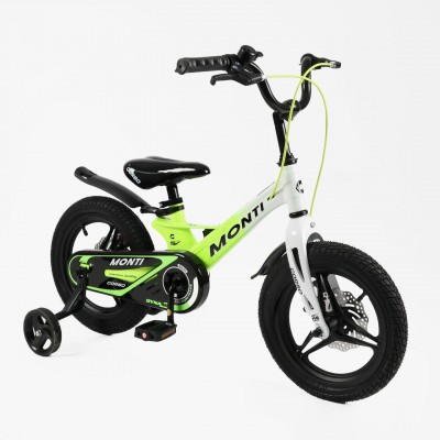 Детский двухколесный велосипед 18 дюймов магниевый (литые диски дисковые тормоза) Corso «Monti» (MT-18422)